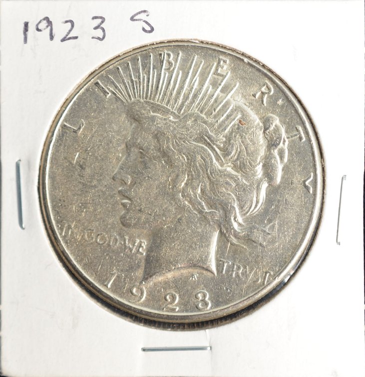 1923S Peace Silver Dollar