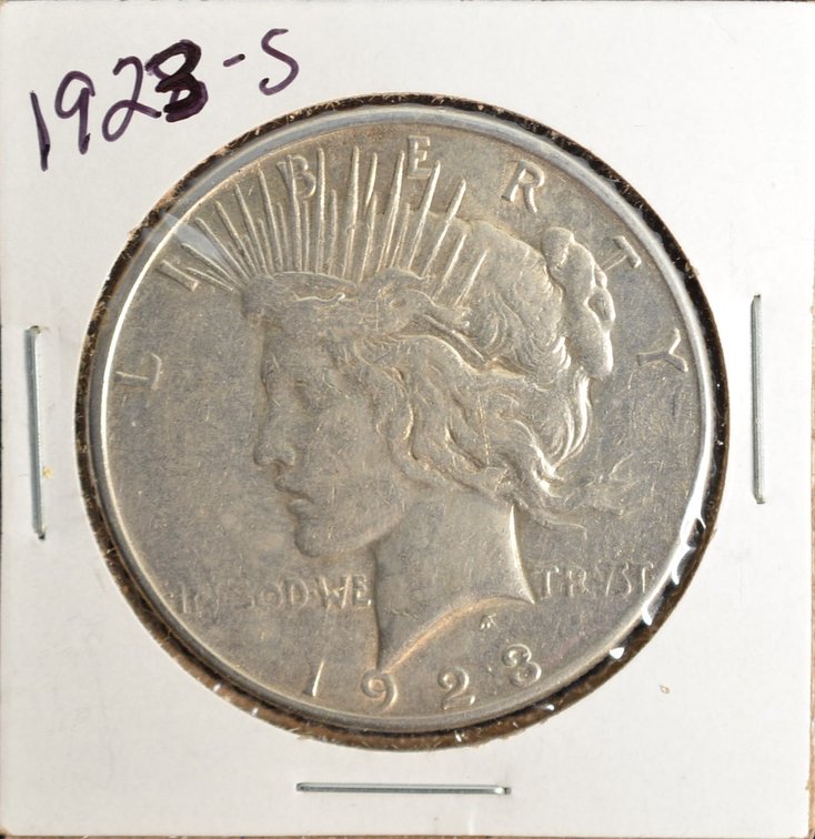 1923S Peace Silver Dollar