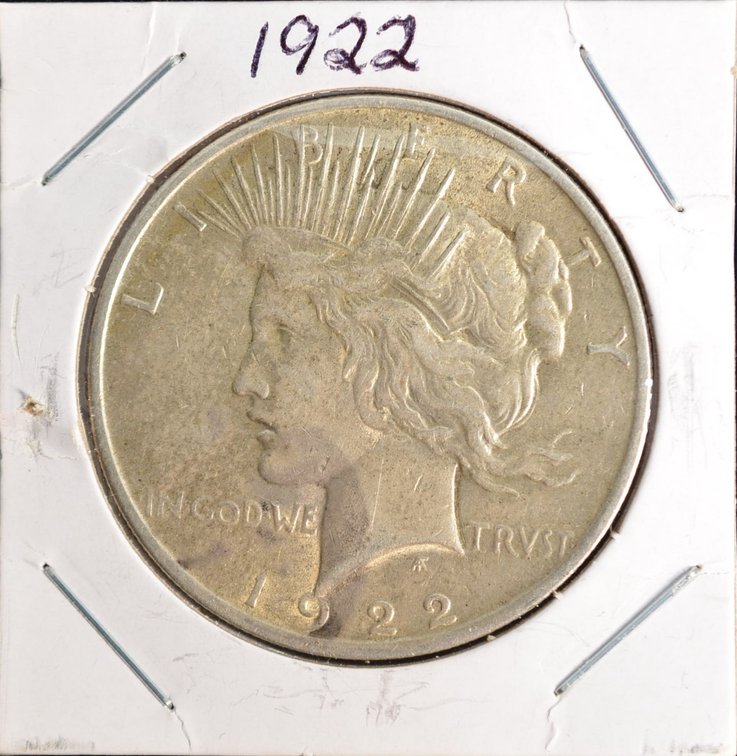 1922 Peace Silver Dollar