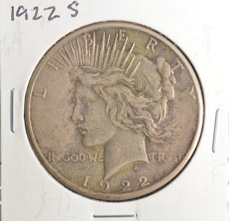 1922S Peace Silver Dollar