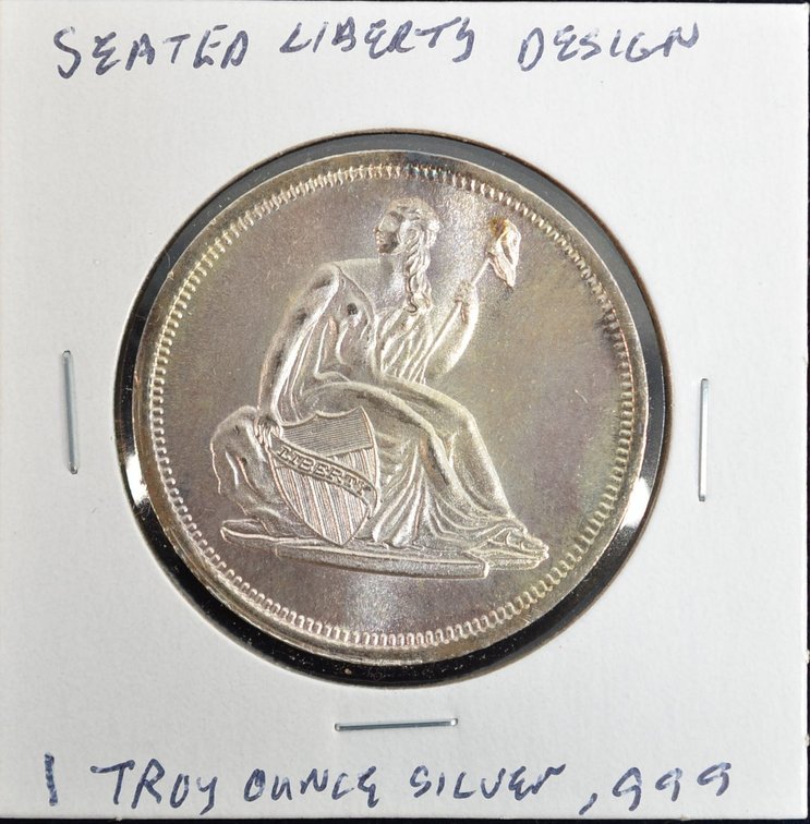 Seated Liberty Silver Round