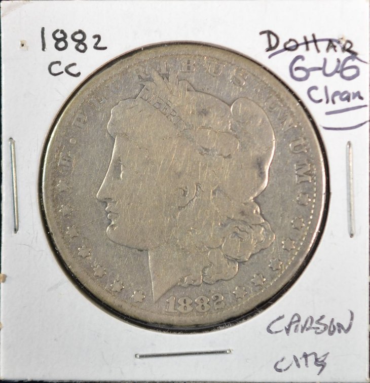 1882CC Morgan Silver Dollar