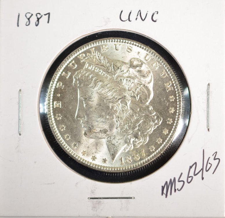 1887 Morgan Silver Dollar
