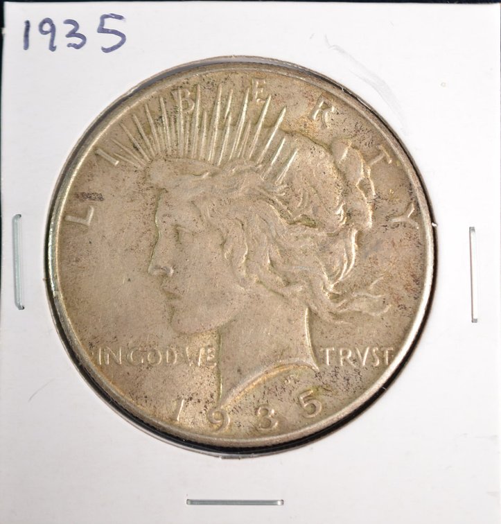 1935 Peace Silver Dollar