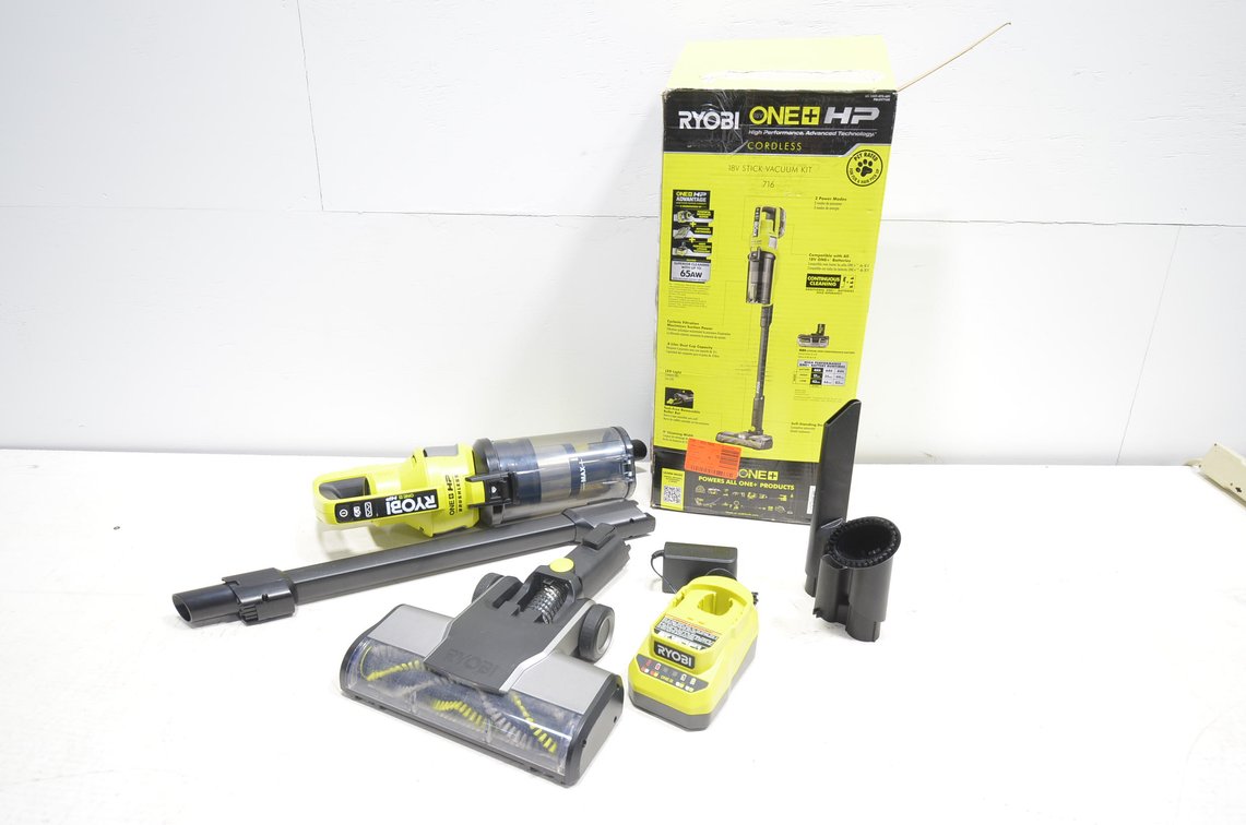 Ryobi 18v Cordless Stick Vacuum Kit