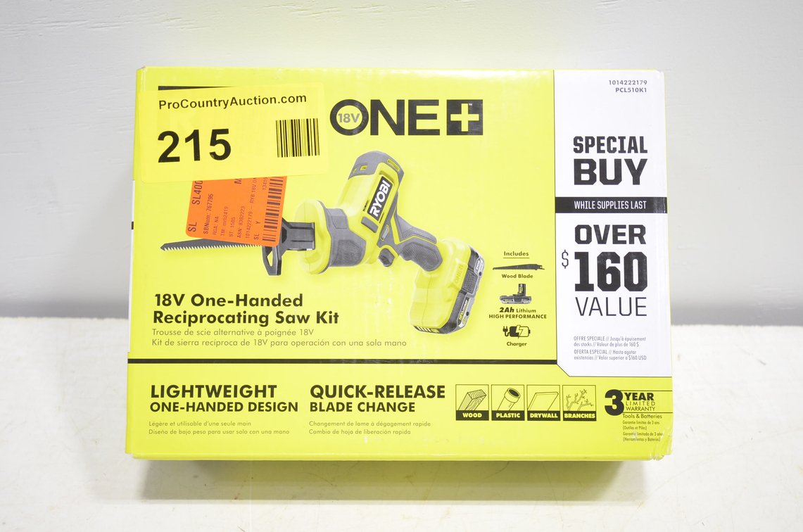 Ryobi 18v Reciprocating Saw kit