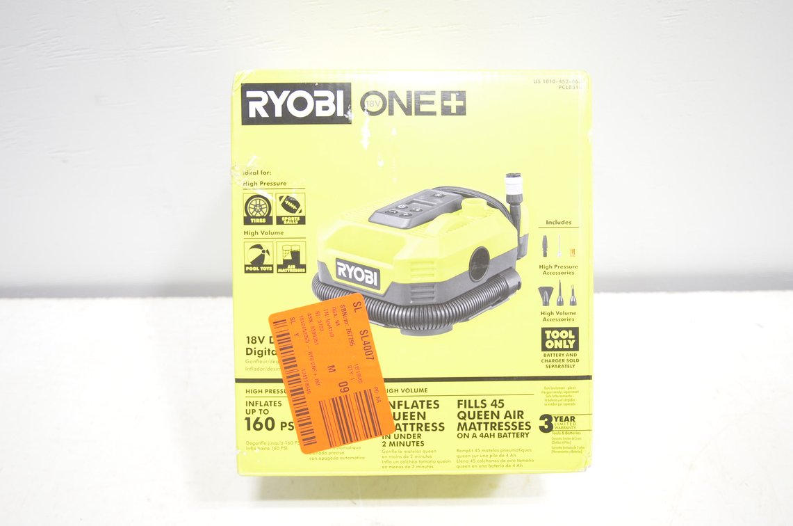 Ryobi 18v Digital Inflator