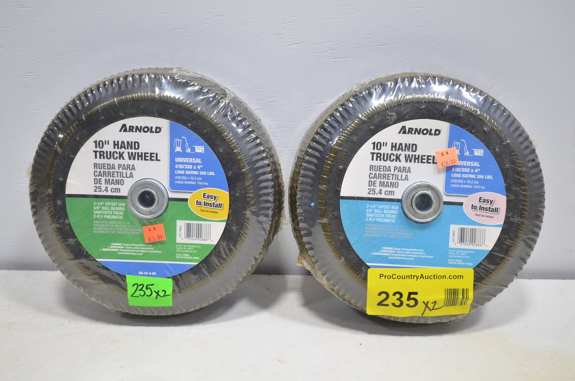 (2) 10" Hand Truck Wheels