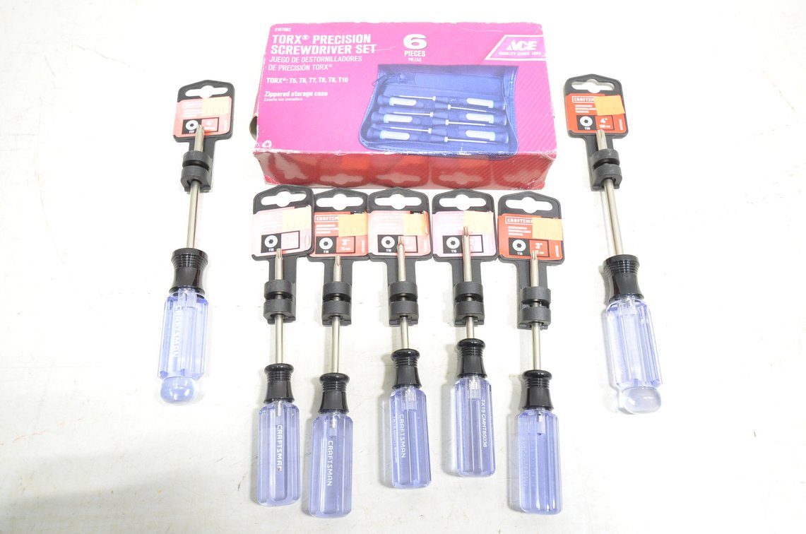 (7) Craftsman Torx Screwdrivers, 6-Piece Set