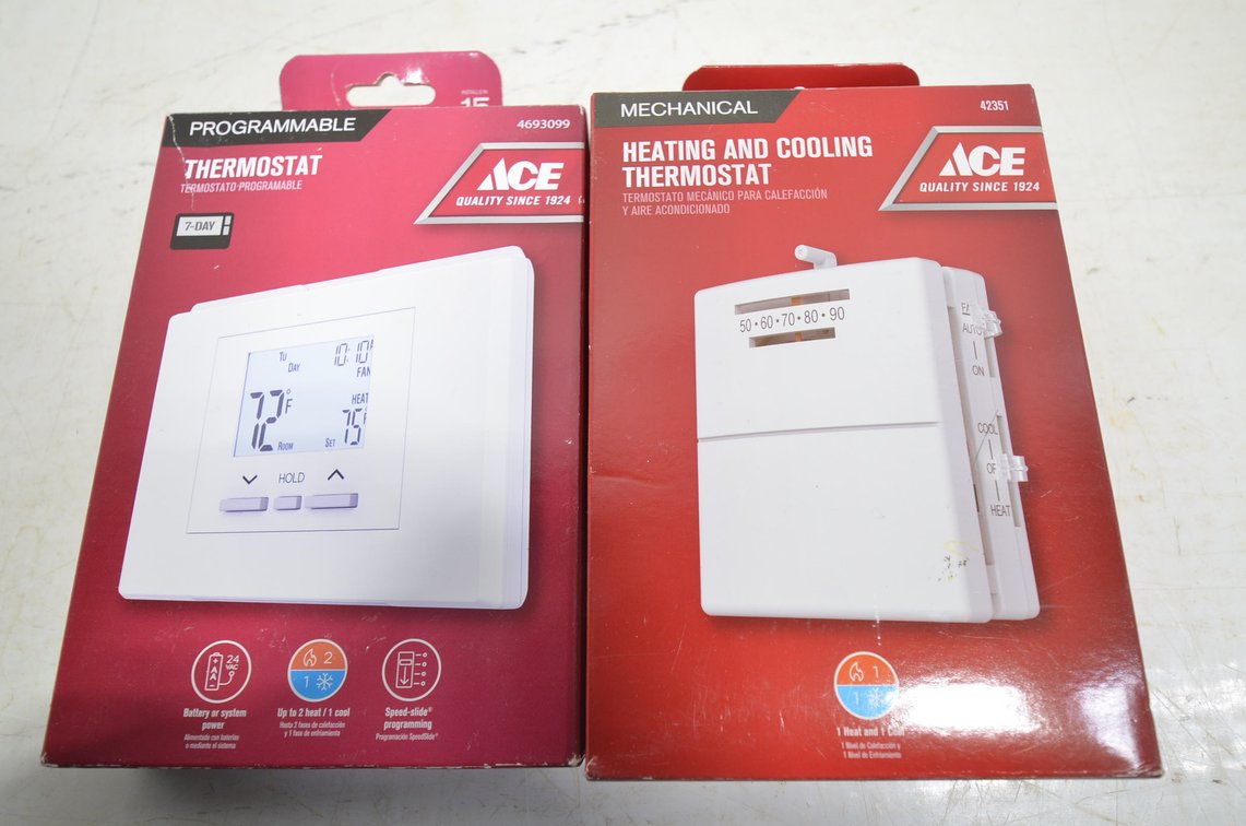 (2) Ace Thermostats