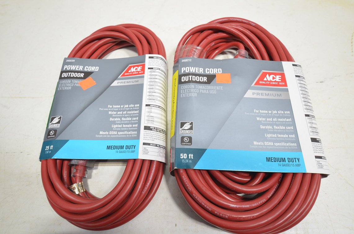 (2) Ace Power Cords