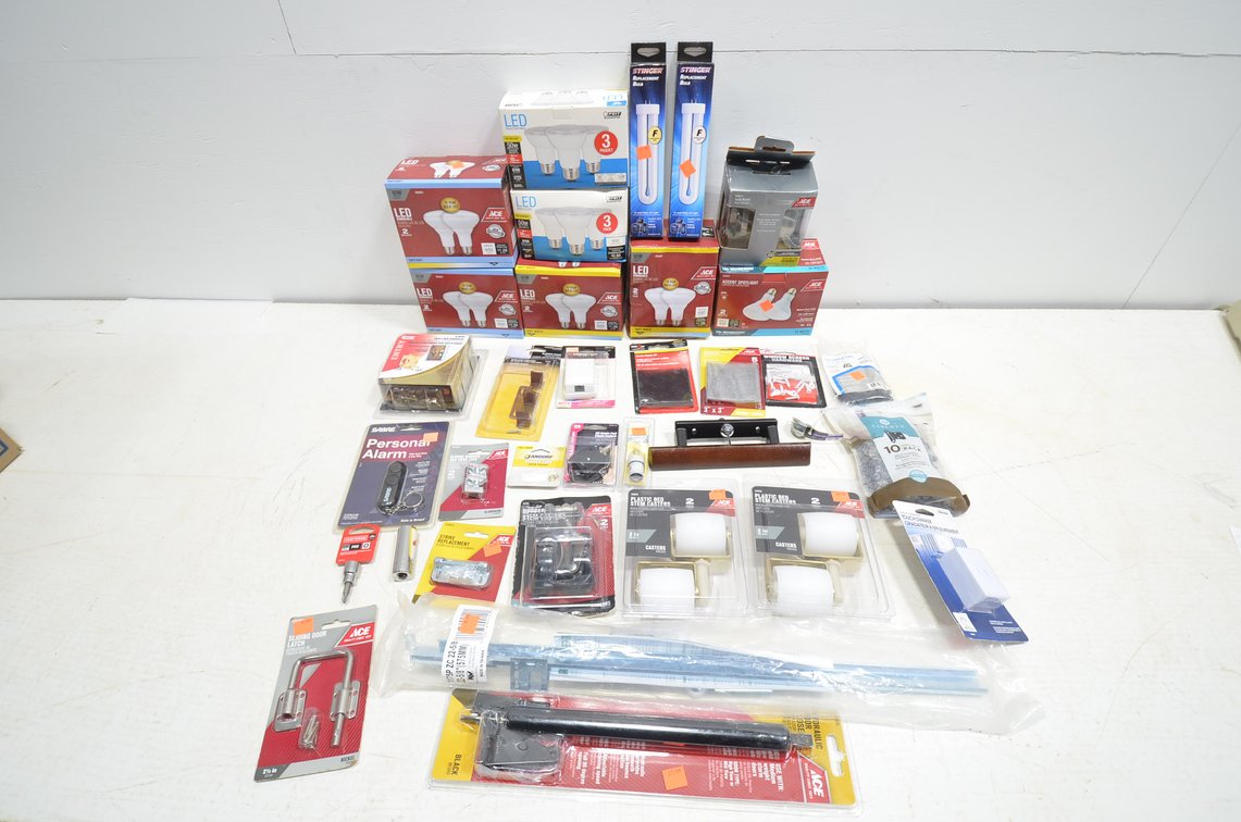 Light Bulbs And Household Lot