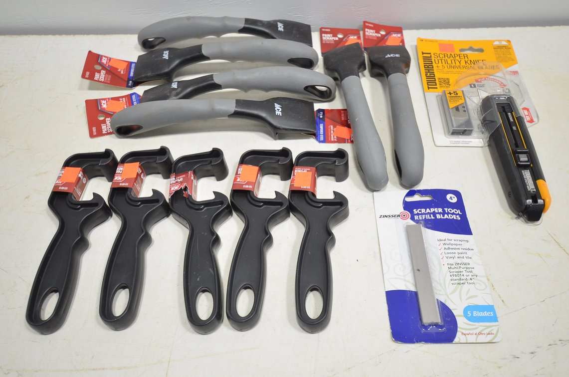 Pail Openers, paint Scrapers, Utility Knife