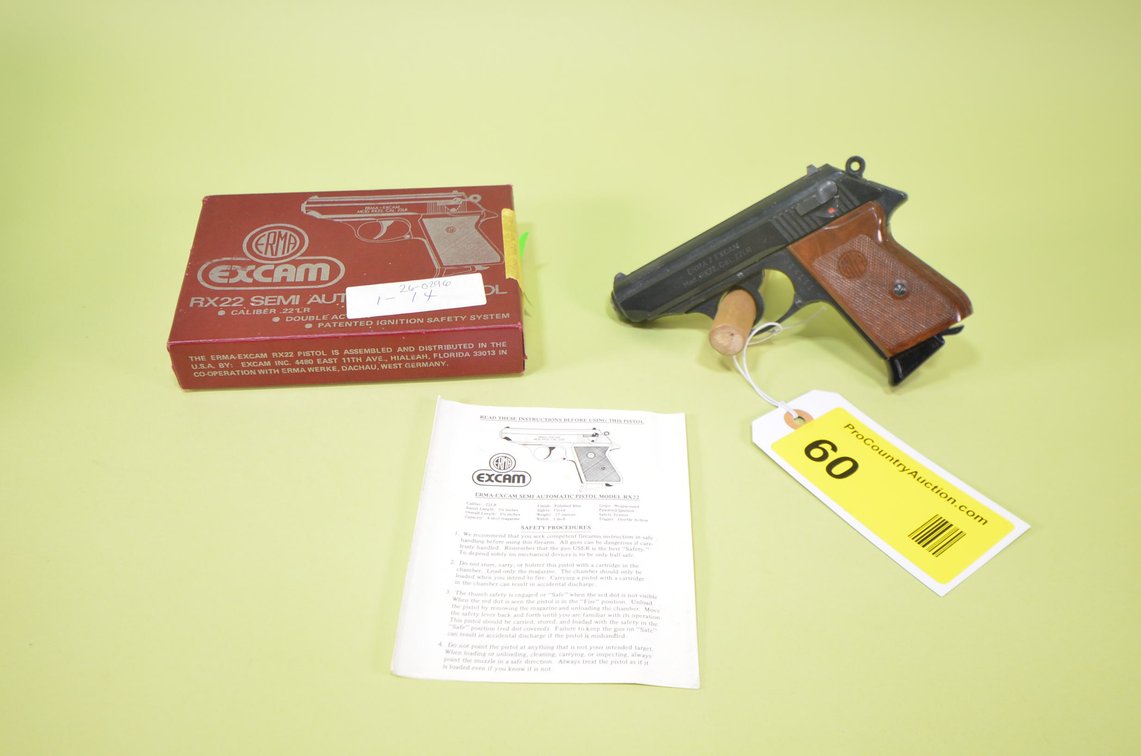 Erma Excam RX22 Pistol