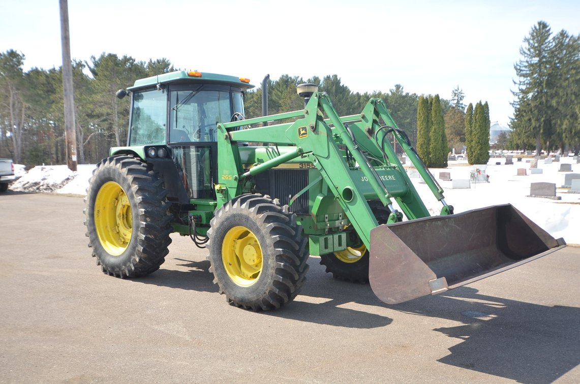 John Deere 3155 Tractor With JD 265 Loader