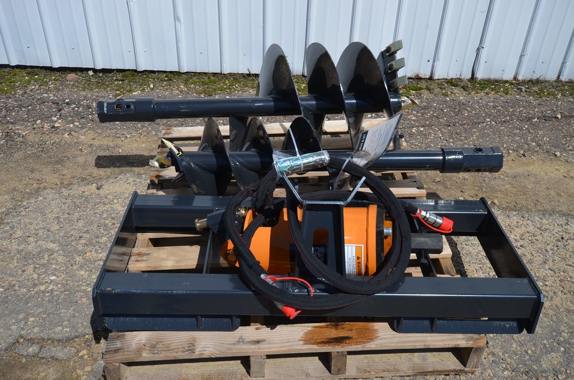 Wolverine Skid Steer Auger Drive & Bit Attachment