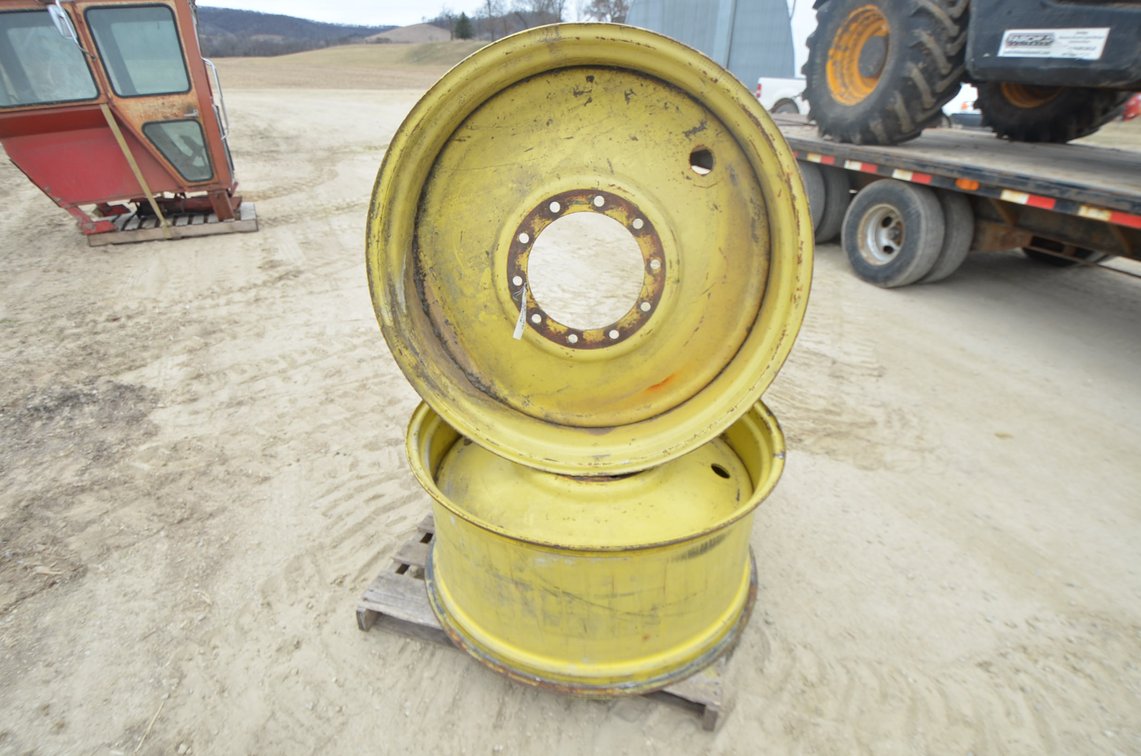 (2) JD 38" Tractor Rims
