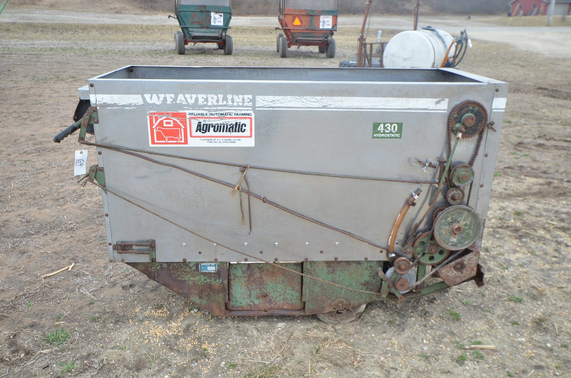 WeaverLine 430 Electric Feed Cart with Charger