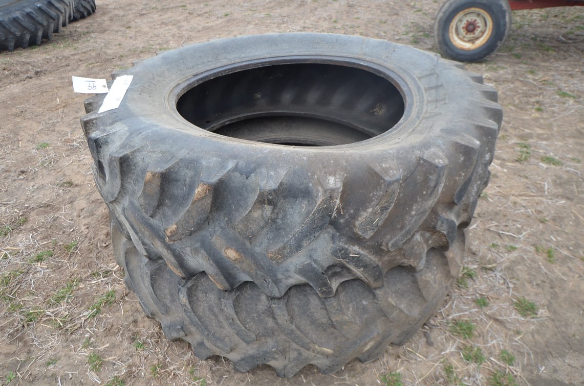(2) 18.4-38 Tractor Tires
