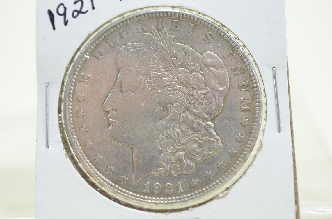 1921 D Morgan Silver Dollar