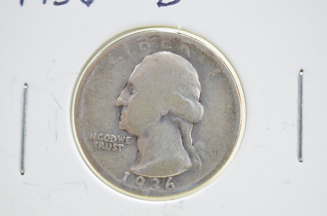 1936 D Washington Quarter Dollar