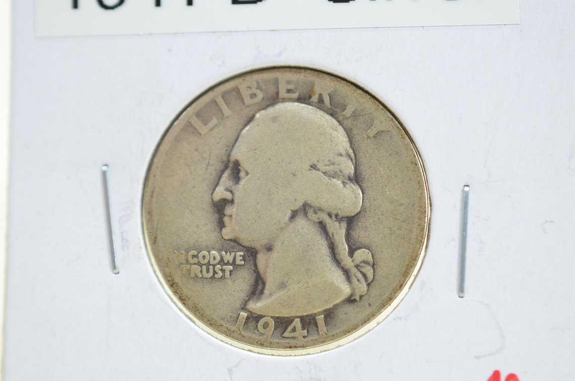 1941 D Washington Quarter Dollar