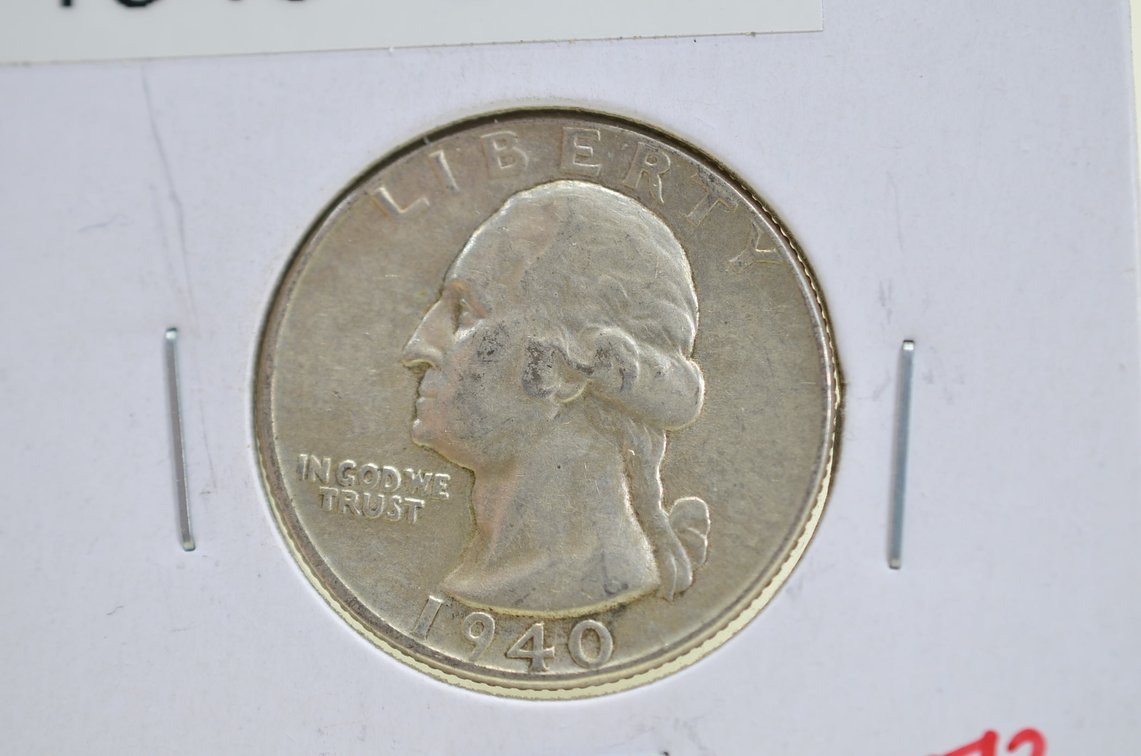 1940 Washington Quarter Dollar