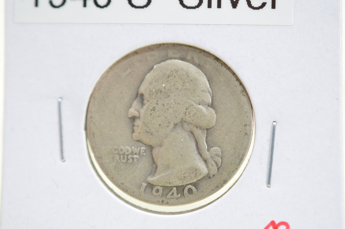 1940 S Washington Quarter Dollar