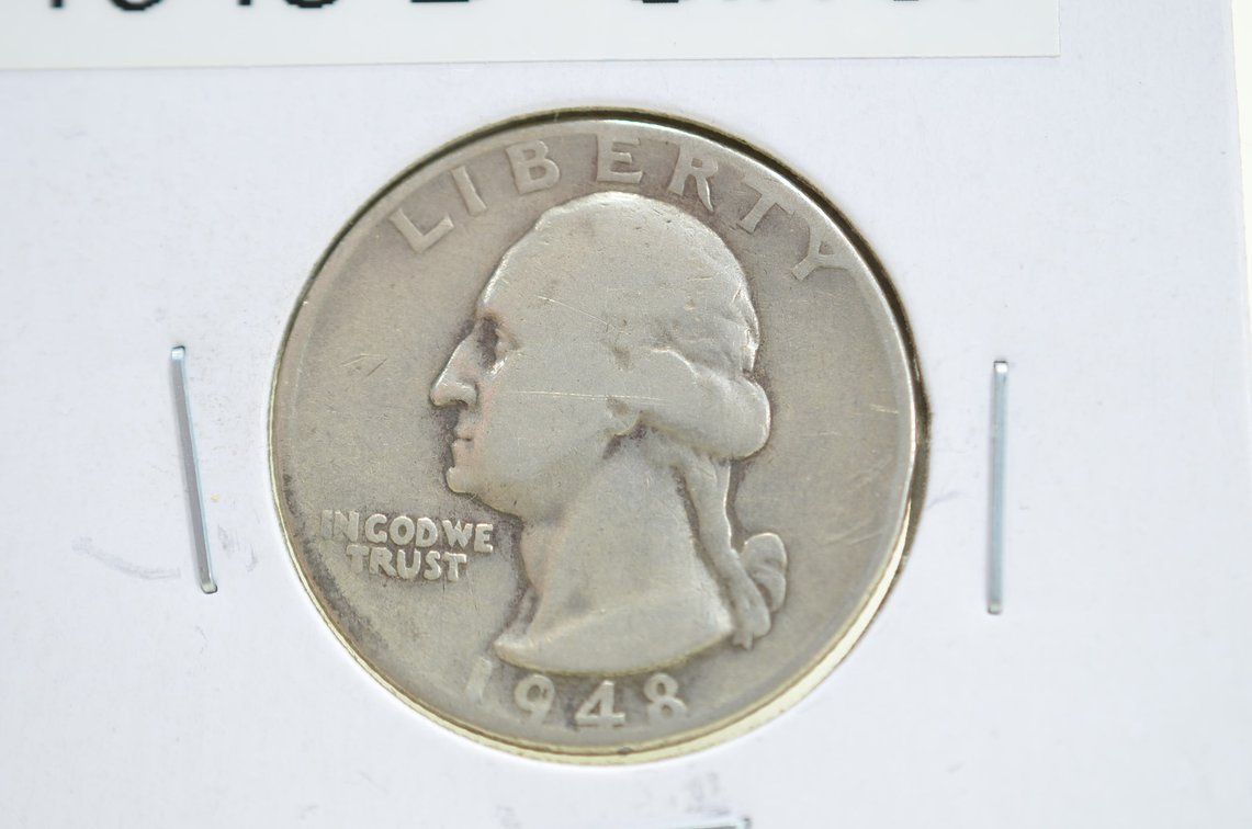 1948 D Washington Quarter Dollar
