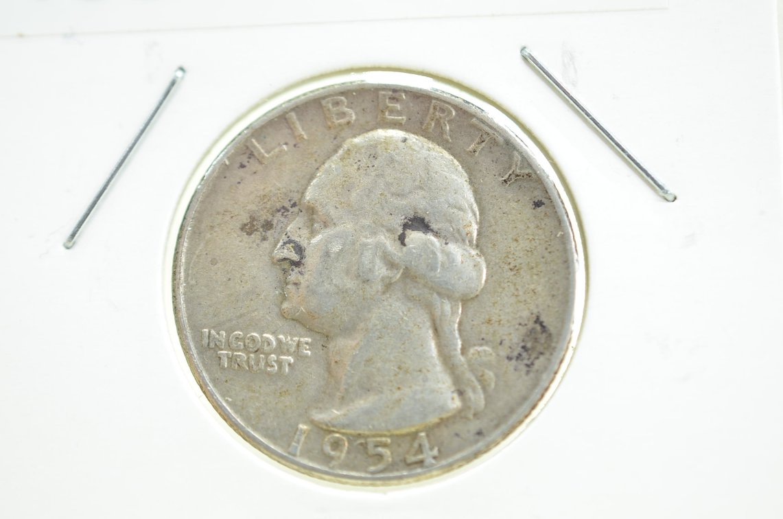1954 S Washington Quarter Dollar