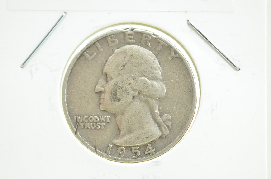1954 D Washington Quarter Dollar