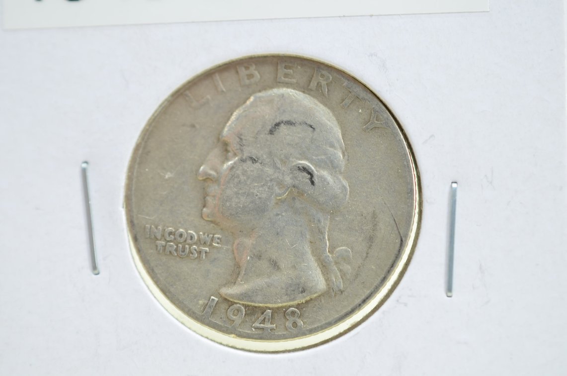 1948 S Washington Quarter Dollar