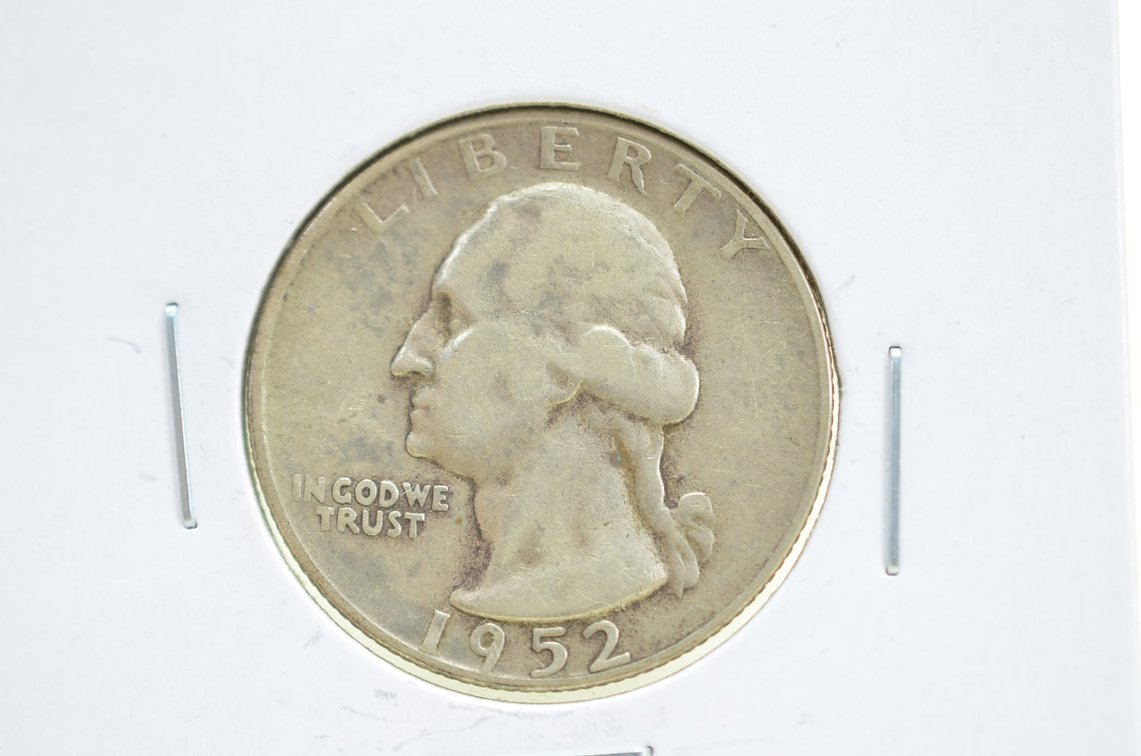 1952 S Washington Quarter Dollar