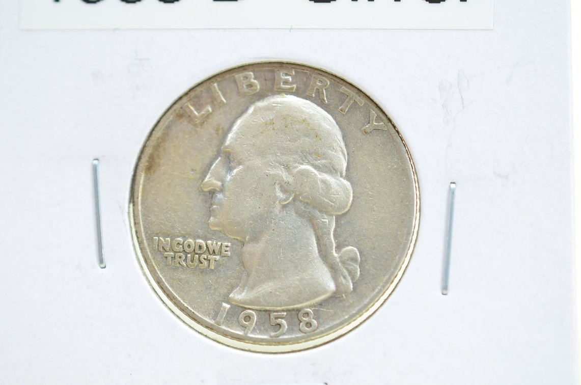1958 D Washington Quarter Dollar