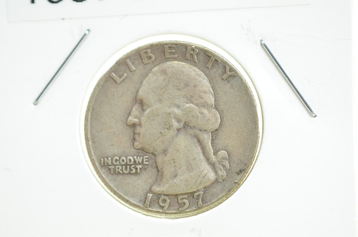 1957 D Washington Quarter Dollar