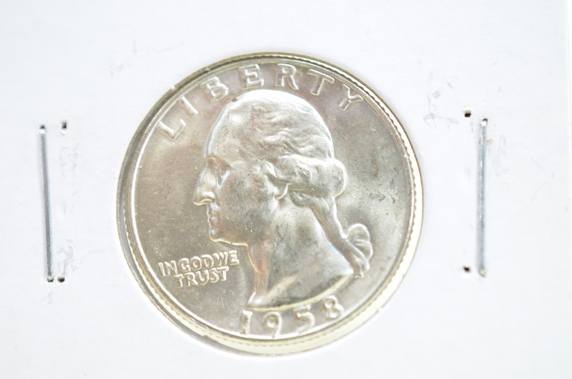 1958 D Washington Quarter Dollar