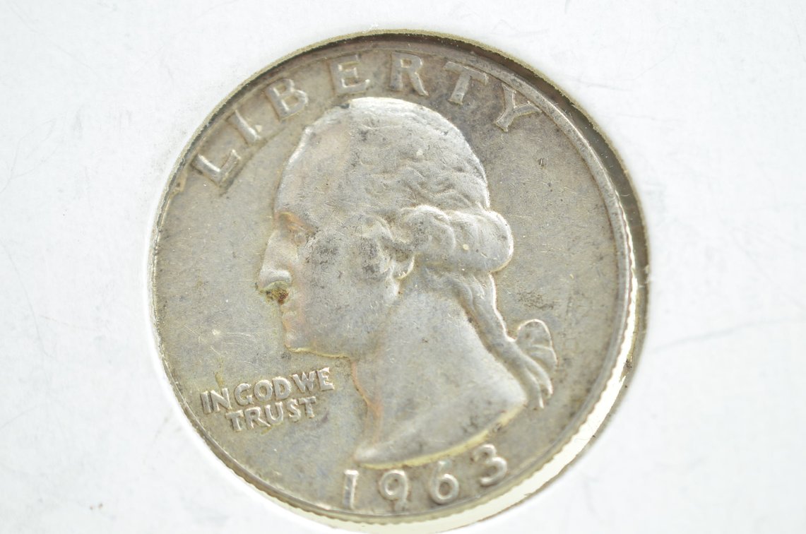 1963 D Washington Quarter Dollar