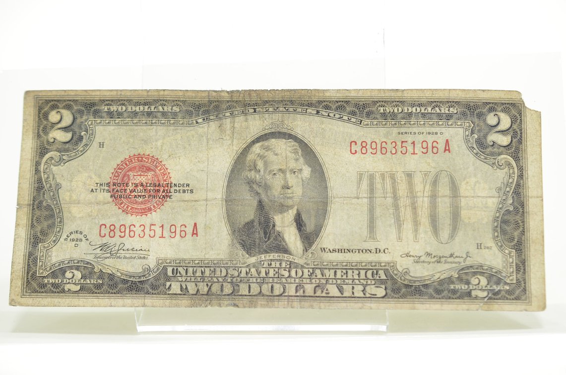 1928 D $2 U.S. Note