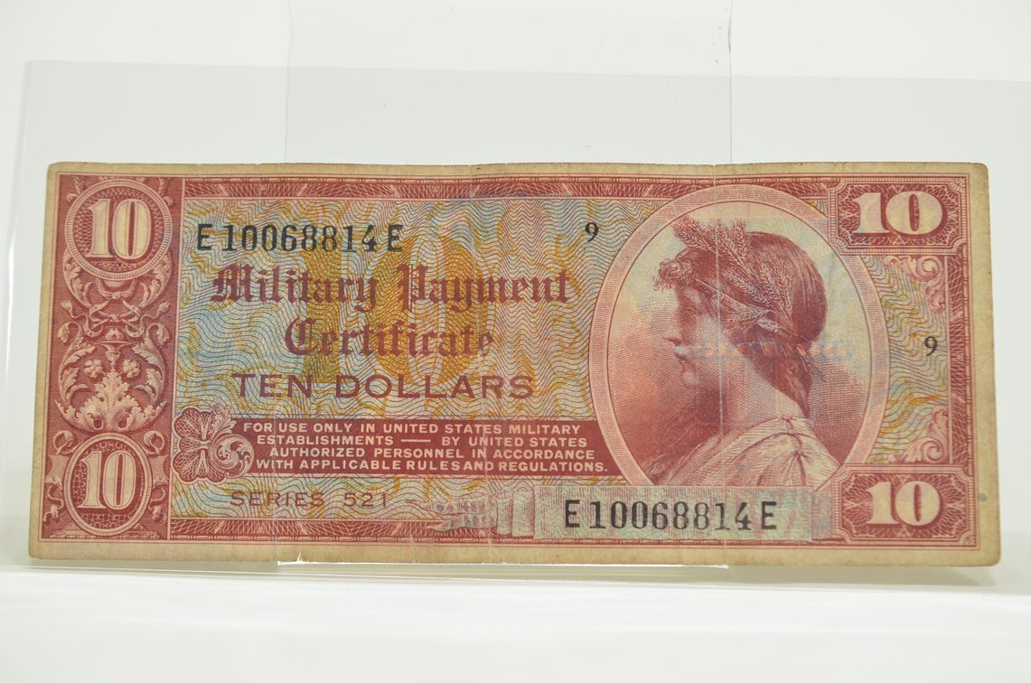 U.S. Ten Dollar Military Payment Certificate