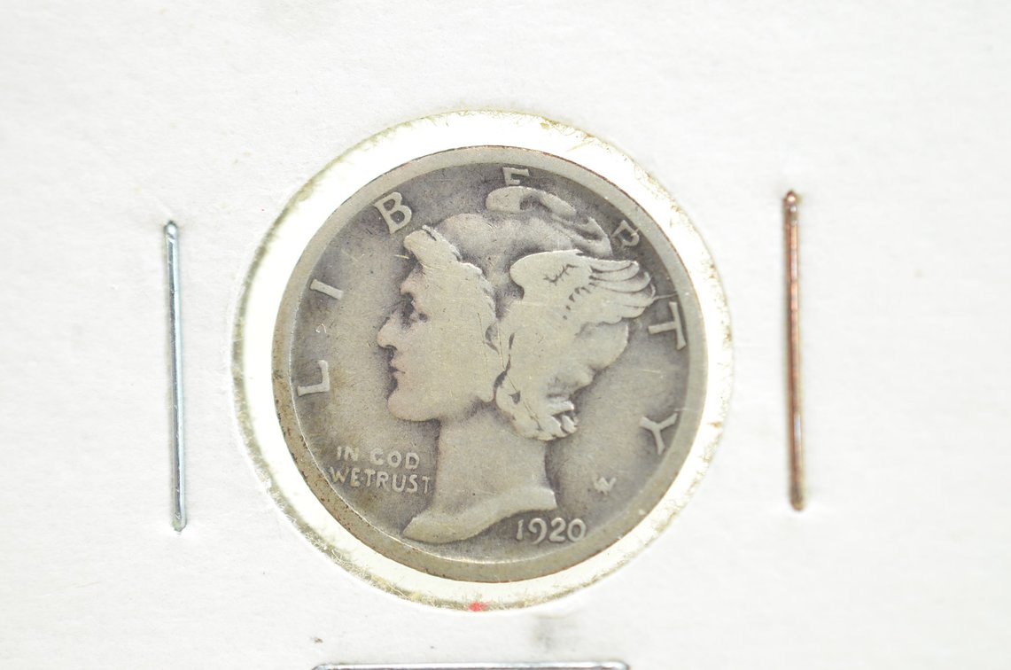 1920 Mercury Dime