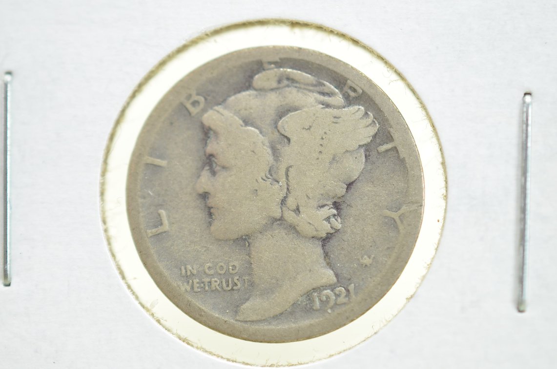 1921 D Mercury Dime