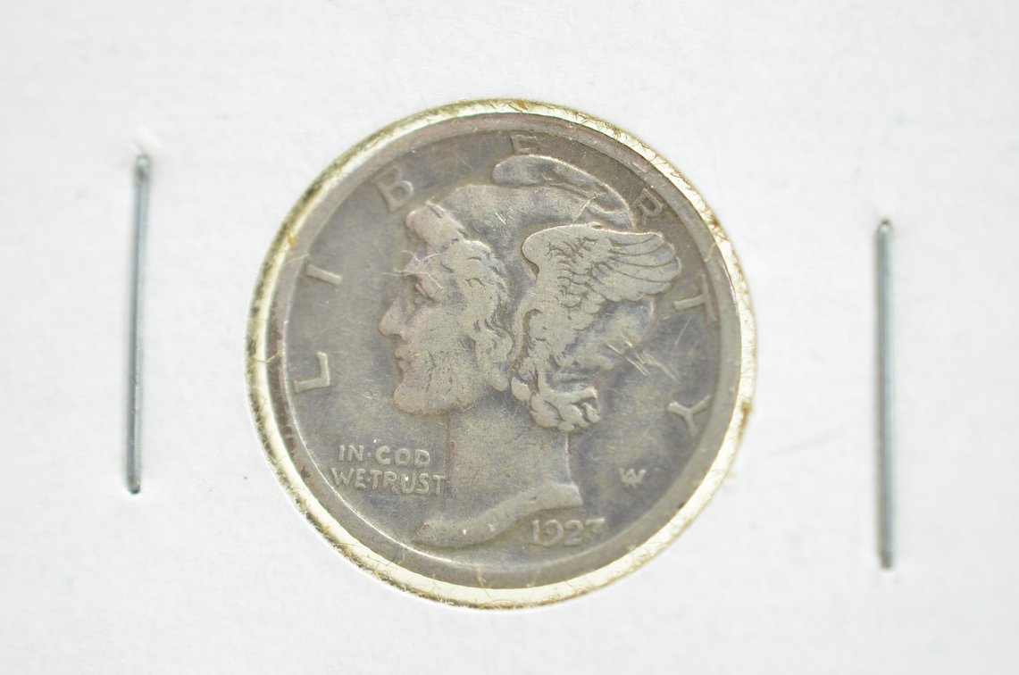 1923 Mercury Dime