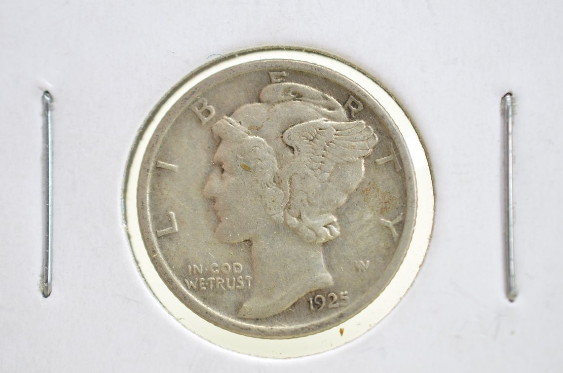 1925 Mercury Dime