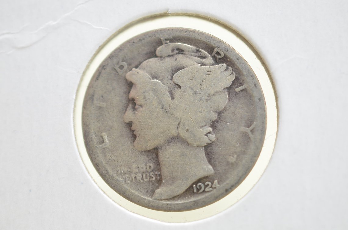 1924 S Mercury Dime
