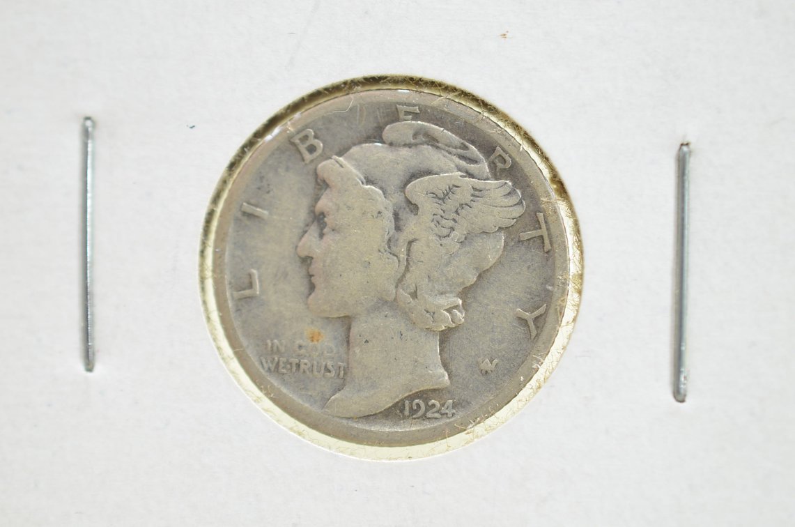 1924 S Mercury Dime