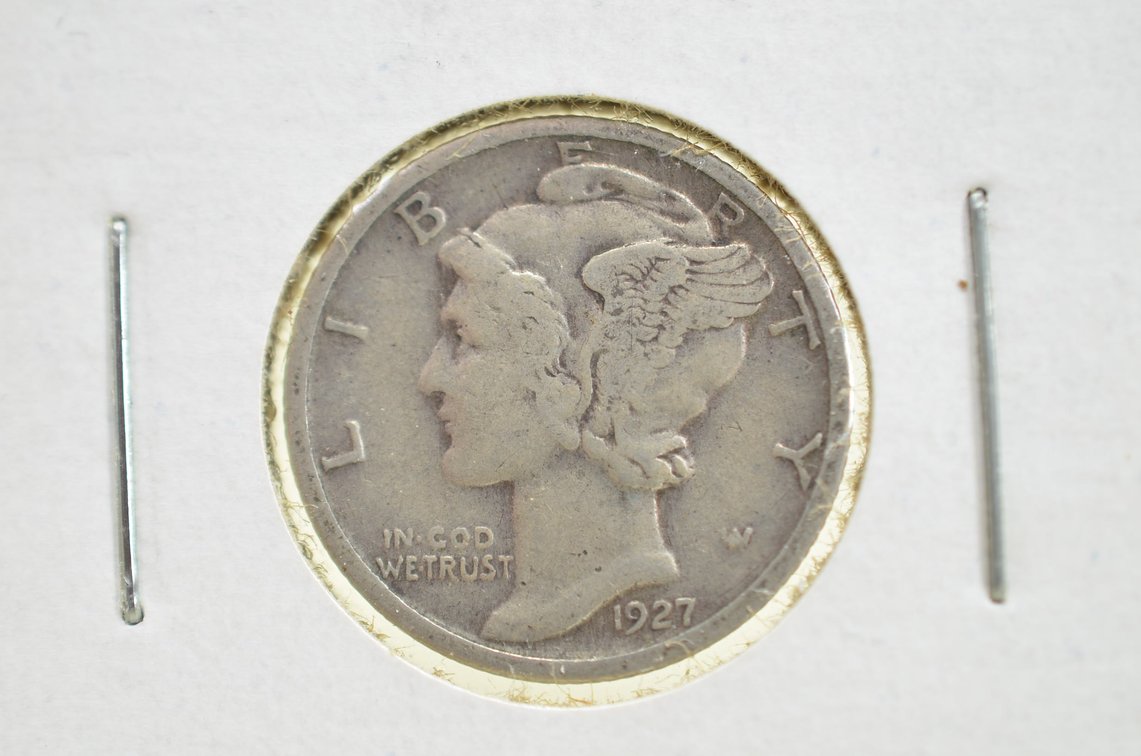 1927 Mercury Dime