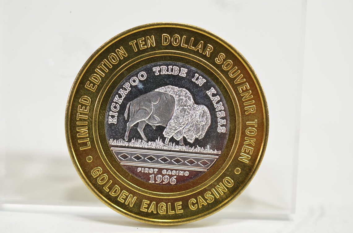 Golden Eagle Casino Ten Dollar Gaming Token