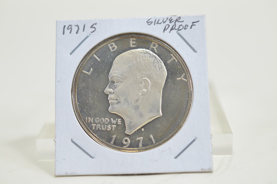 1971 S Eisenhower Silver Dollar