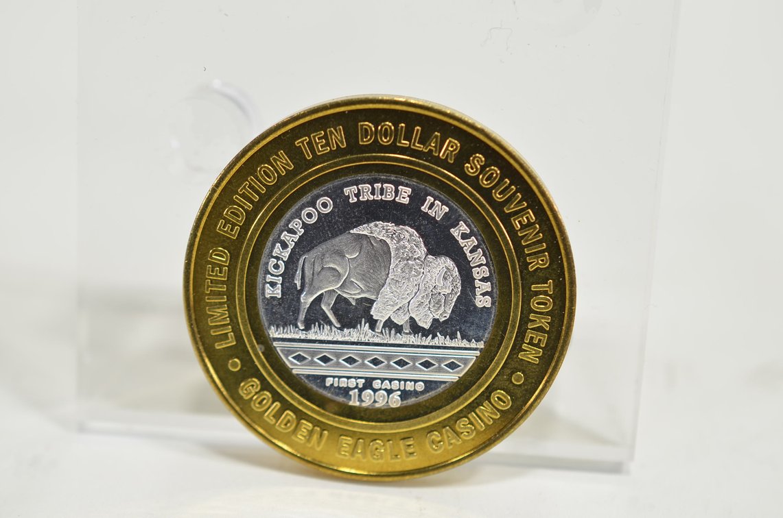 Golden Eagle Casino Ten Dollar Gaming Token