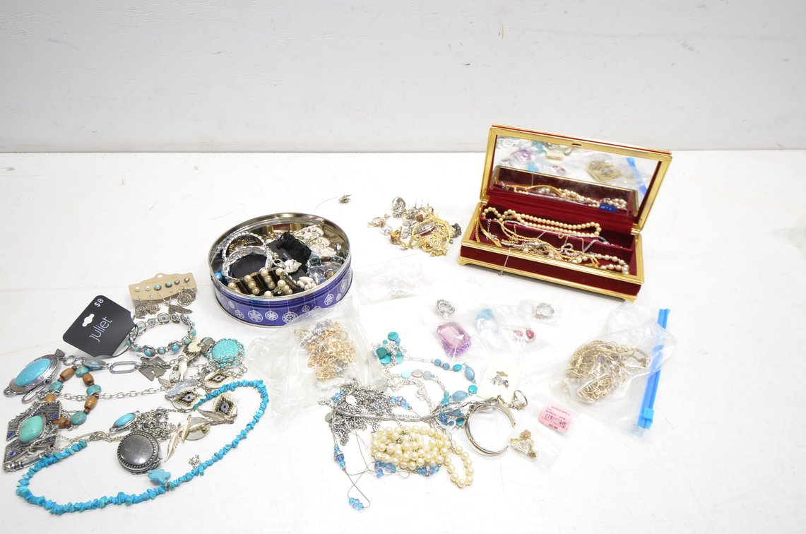 Rhinestone Rings and Costume Bling